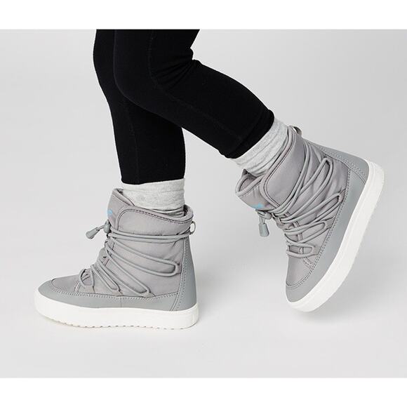 Native Chamonix Little Kid's Unisex Winter Snow Boots Boy's/Girl's Gray 2 - Picture 1 of 6